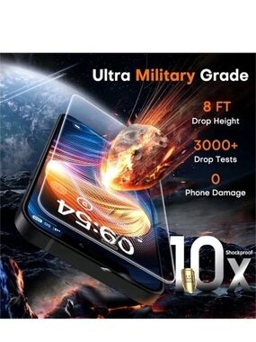 iPhone 12 Military Grade Screen Protector 9H Hardness Clear NIB TOCOL
